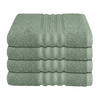 HANDTUCHSET Milano - 4-teilig - 50 x 100 cm - Hellgrün - Hellgrün, Textil (50/100cm) - SCHIESSER