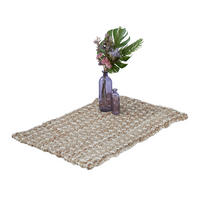 JUTETEPPICH - Multicolor, Textil (60/90cm) - Relaxdays