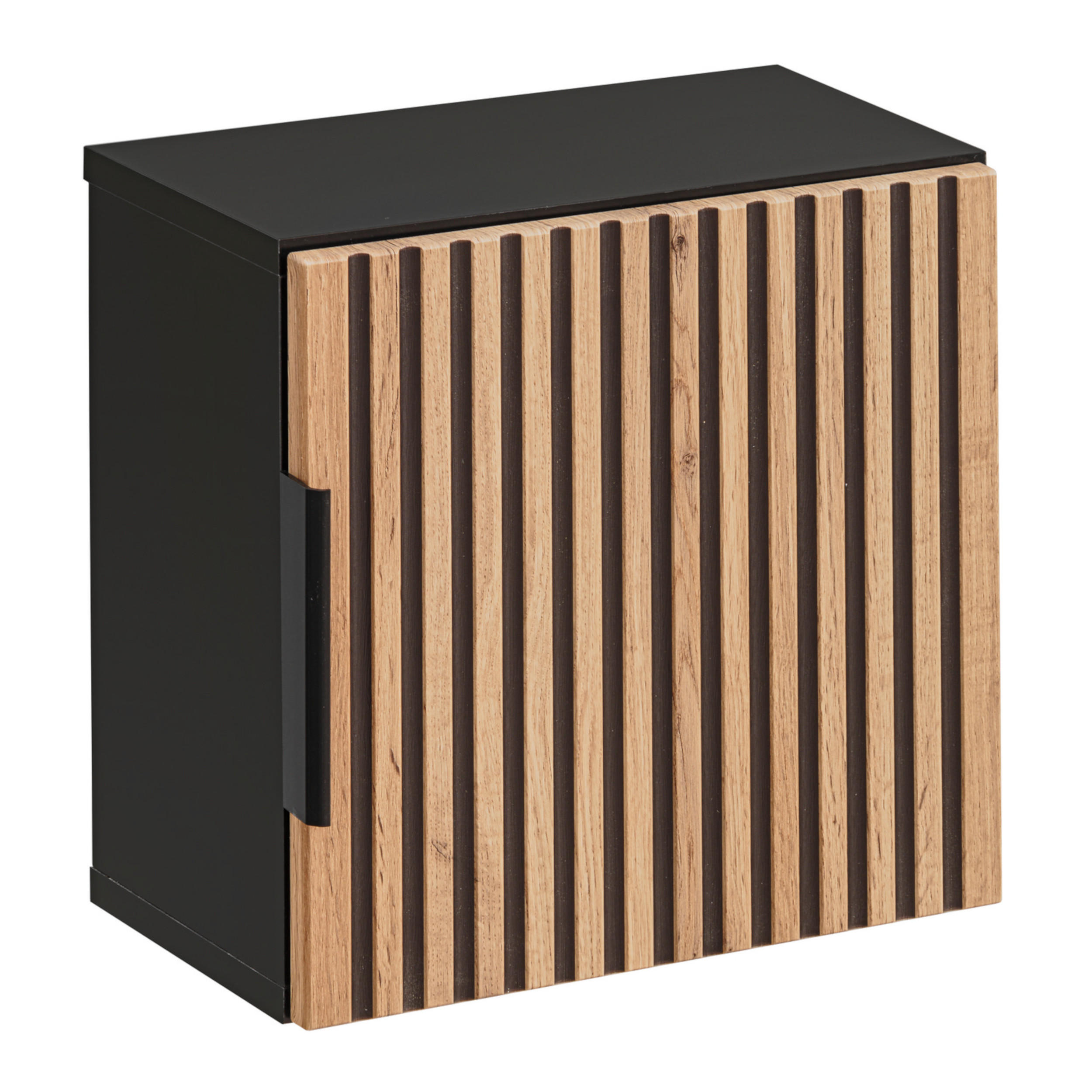 HÄNGESCHRANK TILO SZK1 Kompakte Größe Schwarz Eiche - Eichefarben, Holzwerkstoff (35/35/22cm) - Komodee