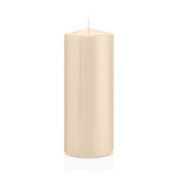 STUMPENKERZEN Creme Ø 78 x 200 mm, 8 Stück - Creme, Paraffin (8/20cm) - Wiedemann Kerzen