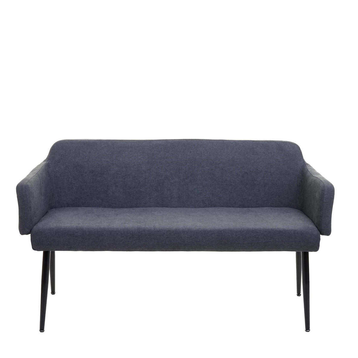 SITZBANK Anthrazit, Schwarz - Anthrazit/Schwarz, Textil (133/77/56cm) - MCW