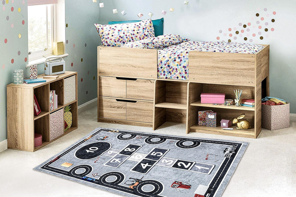 TEPPICH Bambino 160/220 cm - Grau, Textil (160/220cm) - rugsX