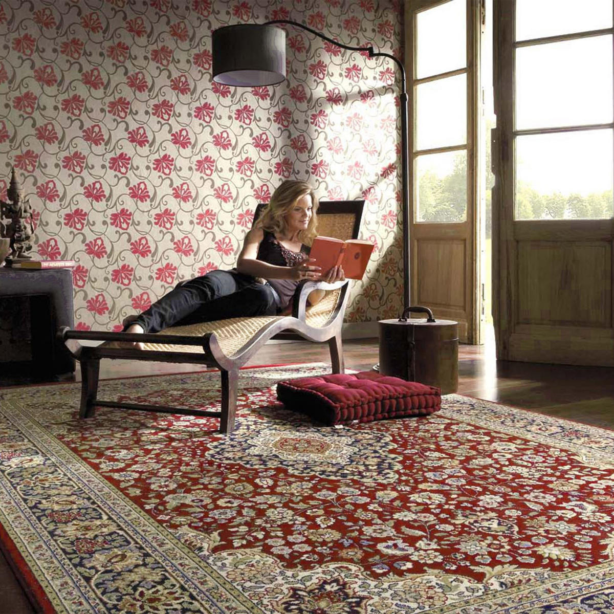 ORIENTTEPPICH 60/115 cm Makadi - Rot, Textil (60/115cm) - Steffensmeier