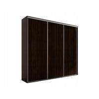 SCHIEBETÜRENSCHRANK - Kleiderschrank BORA 254 - Schokolade - Braun, Holzwerkstoff (254/244/62cm) - Möblo