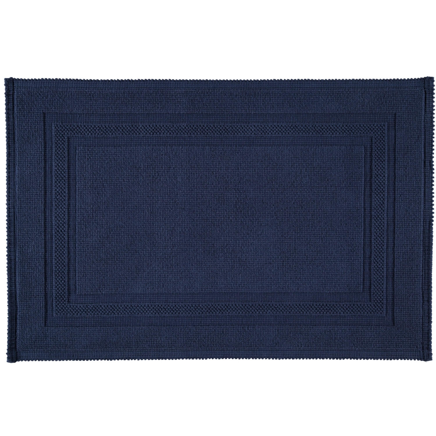 BADEMATTEN GALA KOBALT - 84 - Dunkelblau, Textil (70/120cm) - Rhomtuft