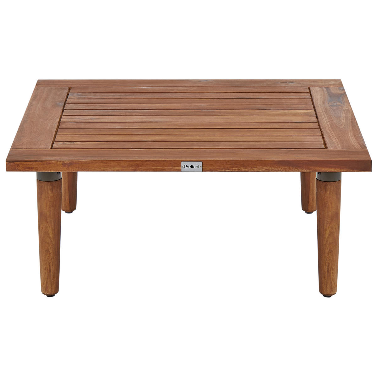 2-SITZER LOUNGE SET zertifiziertes Akazienholz Olivgrün Frascati - Olivgrün, Holz - Beliani