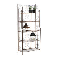 STANDREGAL Cio antik braun - Braun, Metall (74.5/173/34.5cm) - TPFGarden