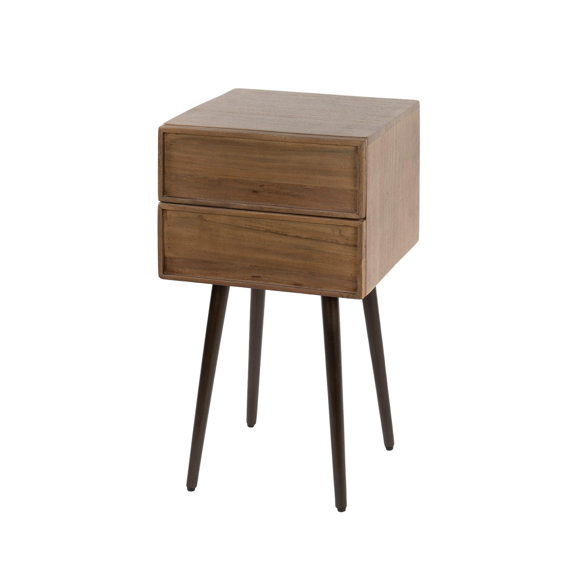 NACHTTISCH Frame - Braun - 35/35/61 cm - Braun, Holz (35/61/35cm) - Hoyz Collection