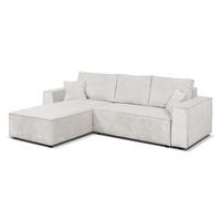 ECKSOFA Passio L-Form mit Schlaffunktion und Bettkasten 275 cm beige - Beige, Kunststoff (275/190cm) - Margaret Hadas24