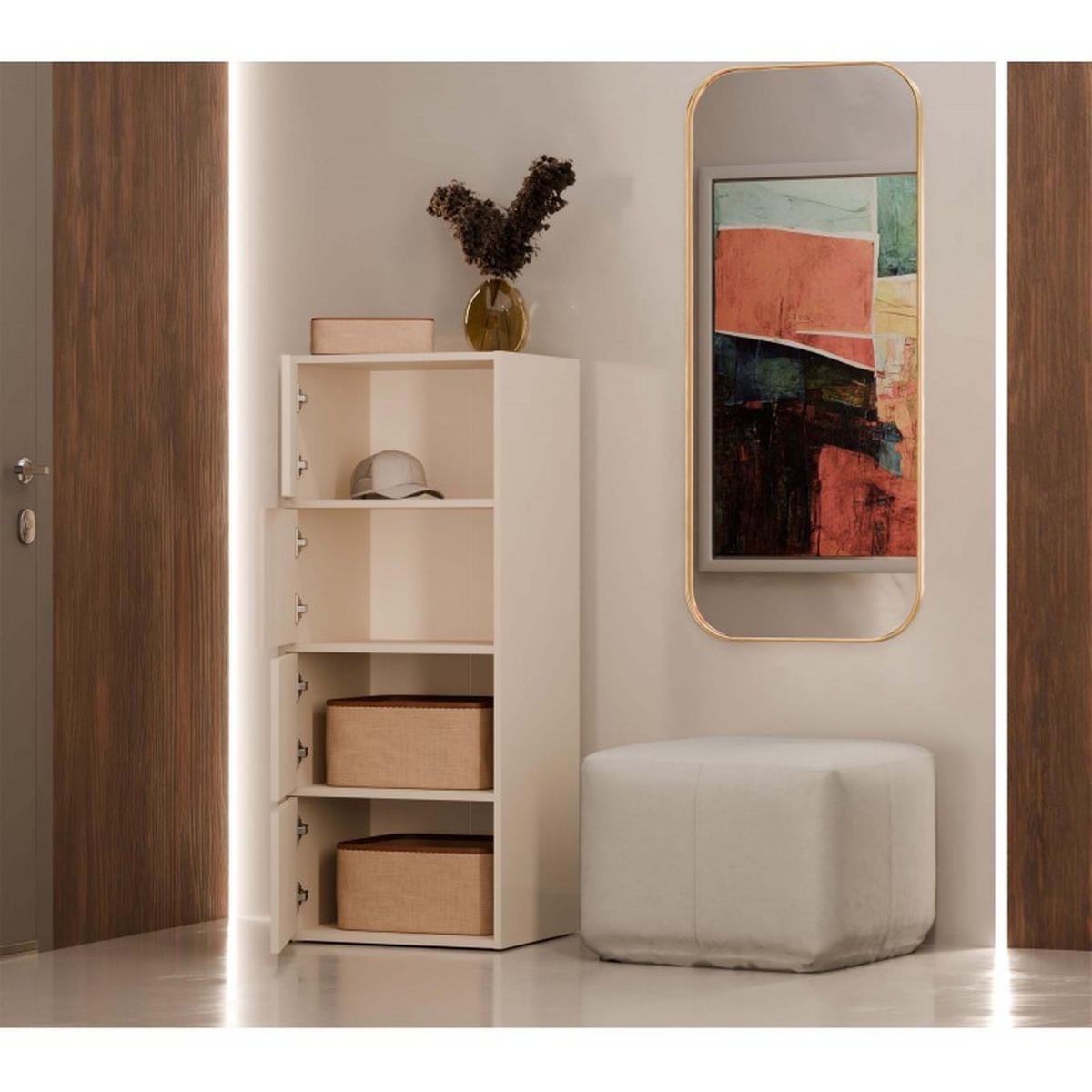 KOMMODE Kaschmir 50/119/40 - Kaschmir, Holzwerkstoff (50/119/40cm) - RAUMHIRSCH FURNITURE