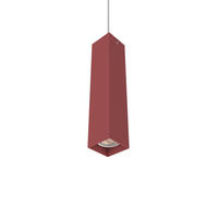 HÄNGELEUCHTE Cube H30 - Rot, Metall (6/6/30cm) - Lumicom