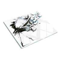 GLASPLATTE 60x52 cm Ballerina - Schwarz, Glas (60/0.4/52cm) - TULUP