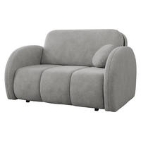 SCHLAFSOFA Viva Comfy II - Hellgrau/Schwarz, Holz/Textil (132/85/103cm) - MIRJAN24