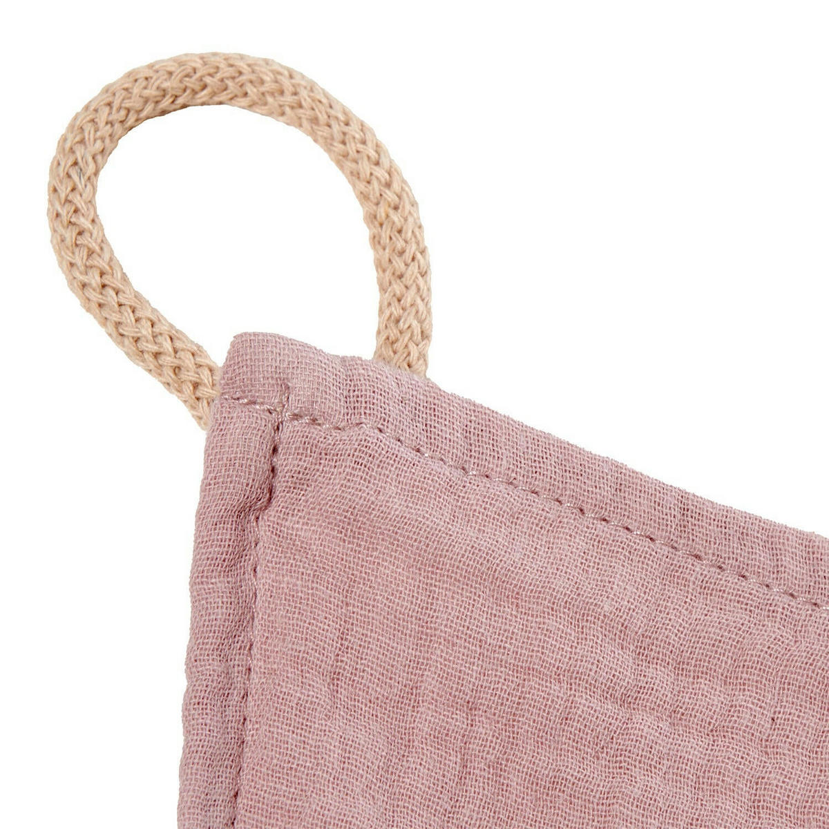 KUSCHELTUCH Musselin Hase Rosa - Rosa, Textil (30/1/30cm) - nordic coast company