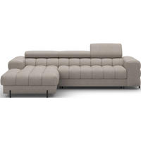 ECKSOFA Neviro L - Braun (Royal 20) - Braun, Holzwerkstoff (285/181cm) - Möblo