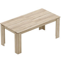 ESSTISCH 180-260/90/76,6 cm ausziehbar mit Schmetterlingsmechanismus in Holzoptik, Eiche - Eichefarben, Holz (260/90/76.6cm) - Redom
