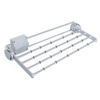 HOSENBÜGEL seitlich ausziehbar Self, Grau metallic, Stahl und Kunststoff - Silberfarben, Metall (7.5/21/46cm) - EMUCA