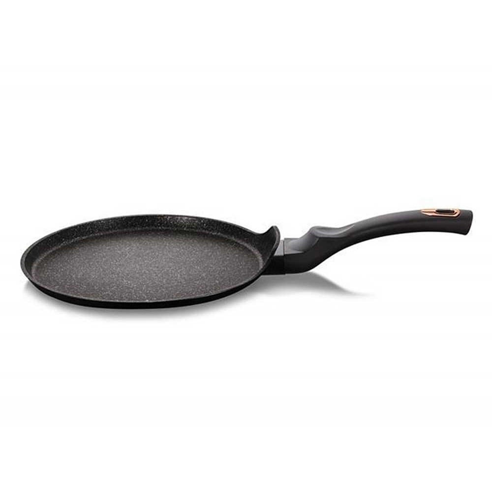 CRÊPEPFANNE Schwarz 28/28/1.5 cm BH6181 - Schwarz, Metall (28cm) - Berlinger Haus
