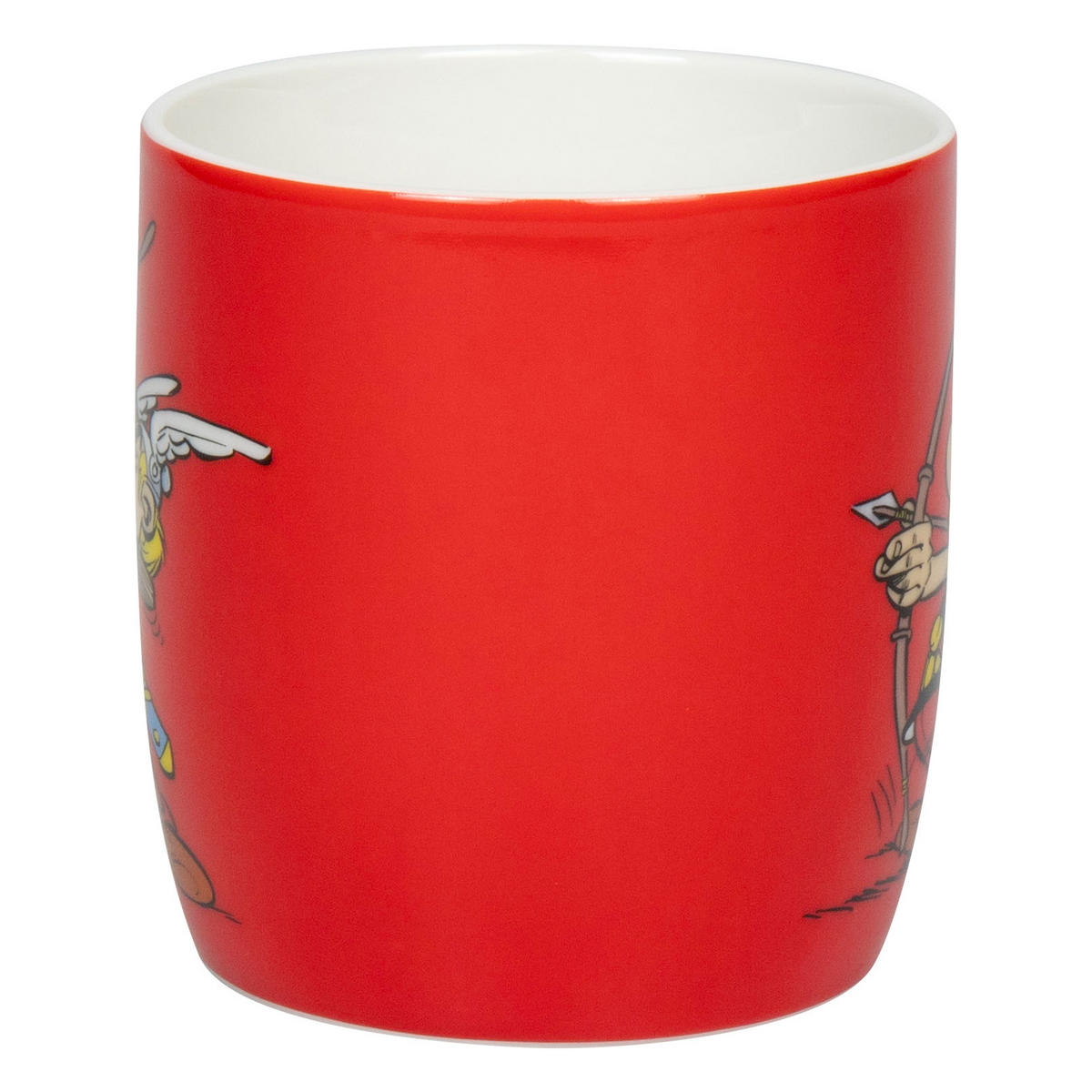 KAFFEEBECHER Asterix Bogenschießen - Tir a l arc - Naturfarben, Keramik (0.4L) - Könitz