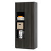 AKTENSCHRANK Amira T30 Avola Anthrazit 180/80/40 cm - Anthrazit, Holzwerkstoff (80/180/40cm) - SIMPLYFURN
