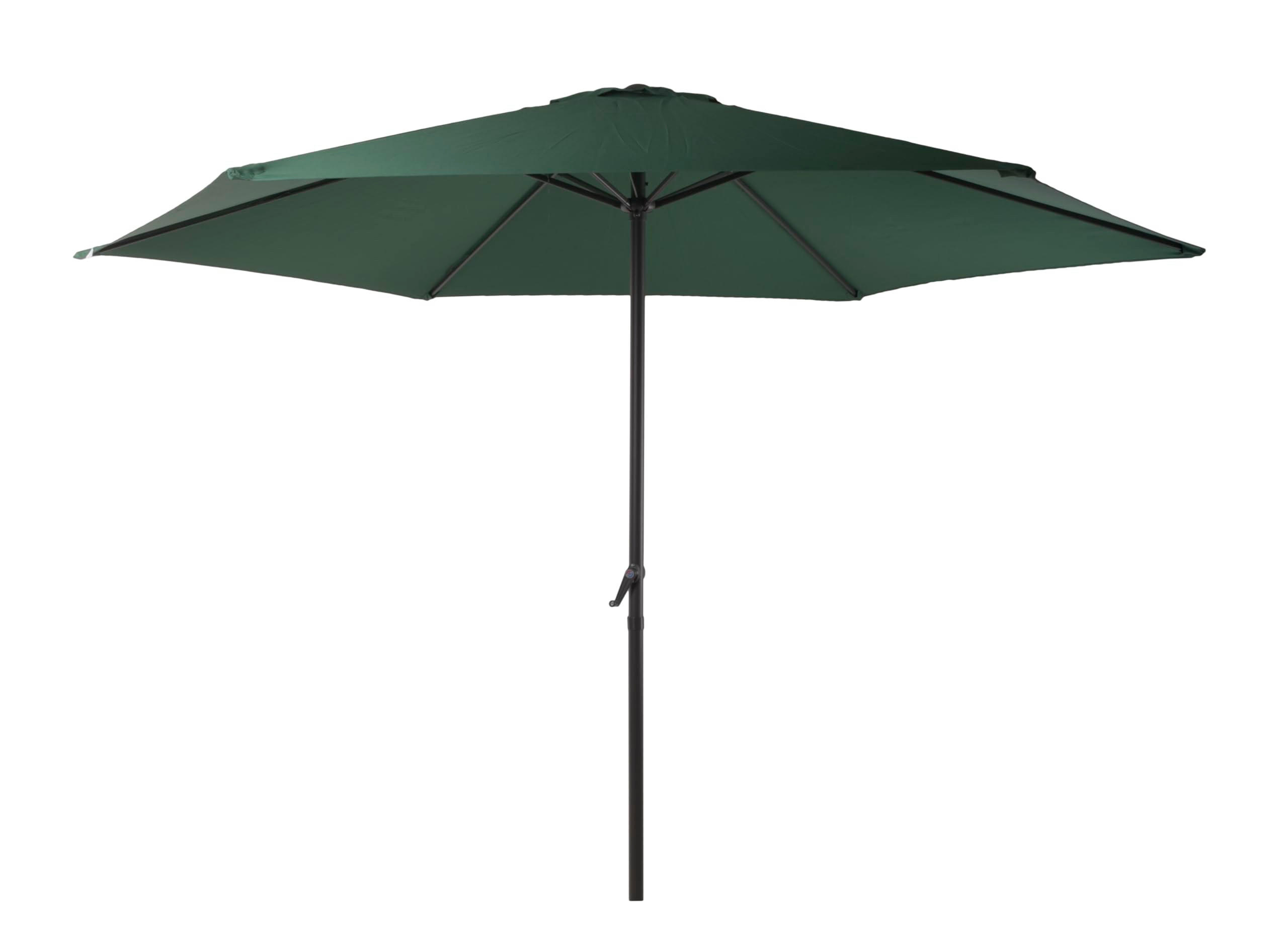 SONNENSCHIRM Thomas Ø 300cm 6 Streben Grün Gartenschirm - Grün, Kunststoff (295/295cm) - DELUKE