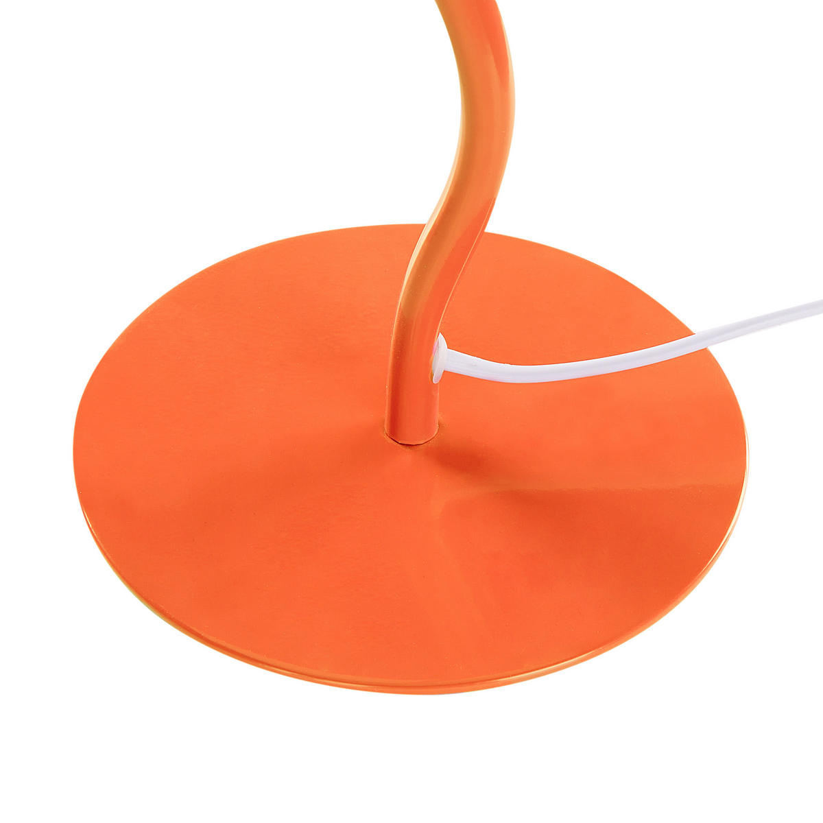TISCHLEUCHTE Orange/Weiß Alwero - Orange/Weiß, Metall (30/30/48cm) - Beliani
