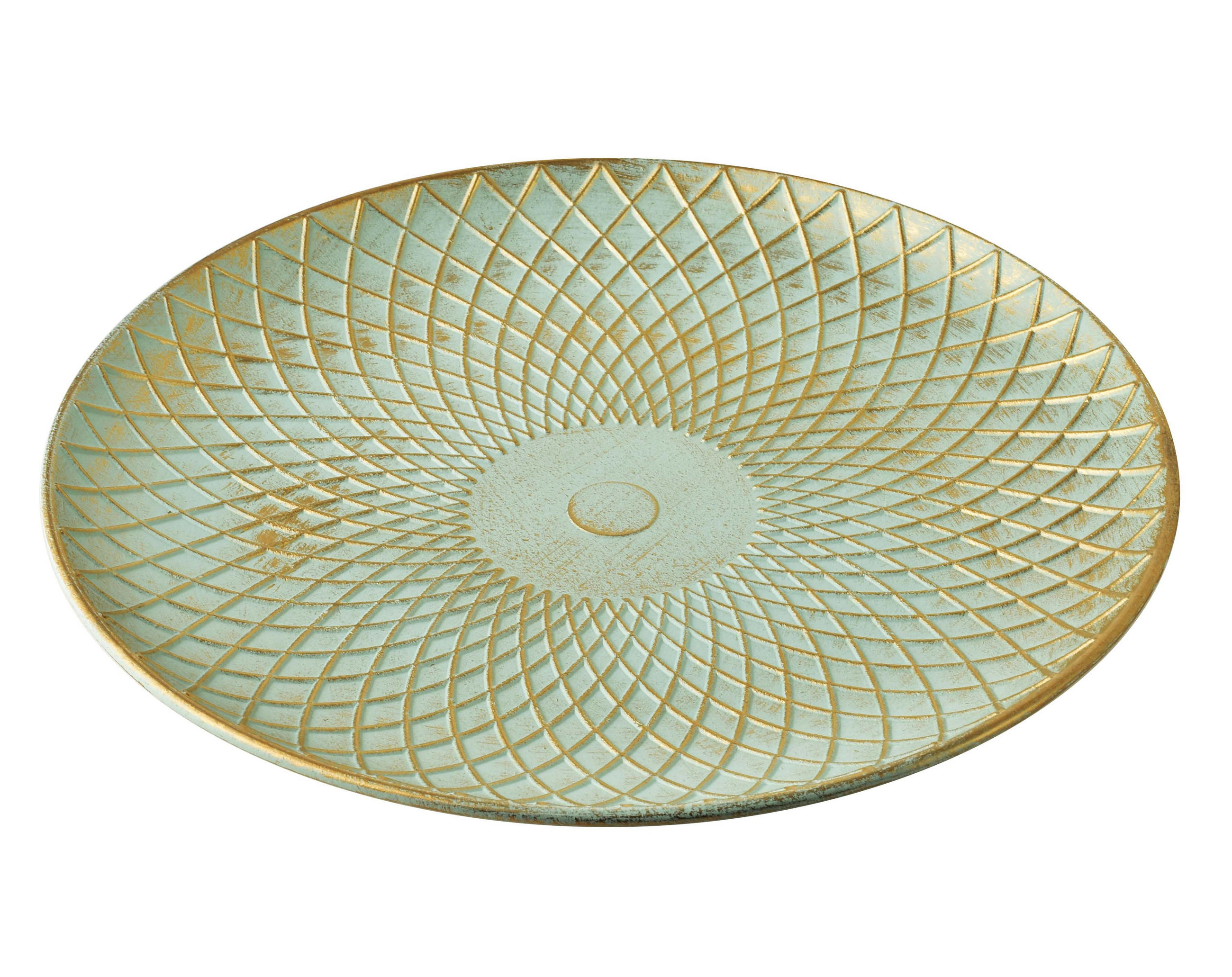 TABLETT Daz Natur 28/28/3 cm Holz - Grün, Holz (28/3cm) - Mondex