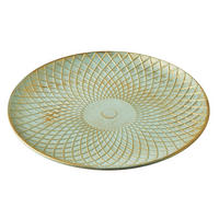 TABLETT Daz Natur 28/28/3 cm Holz - Grün, Holz (28/3cm) - Mondex