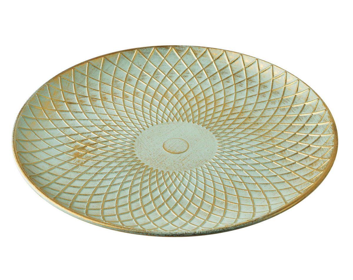 TABLETT Daz Natur 28/28/3 cm Holz - Grün, Holz (28/3cm) - Mondex