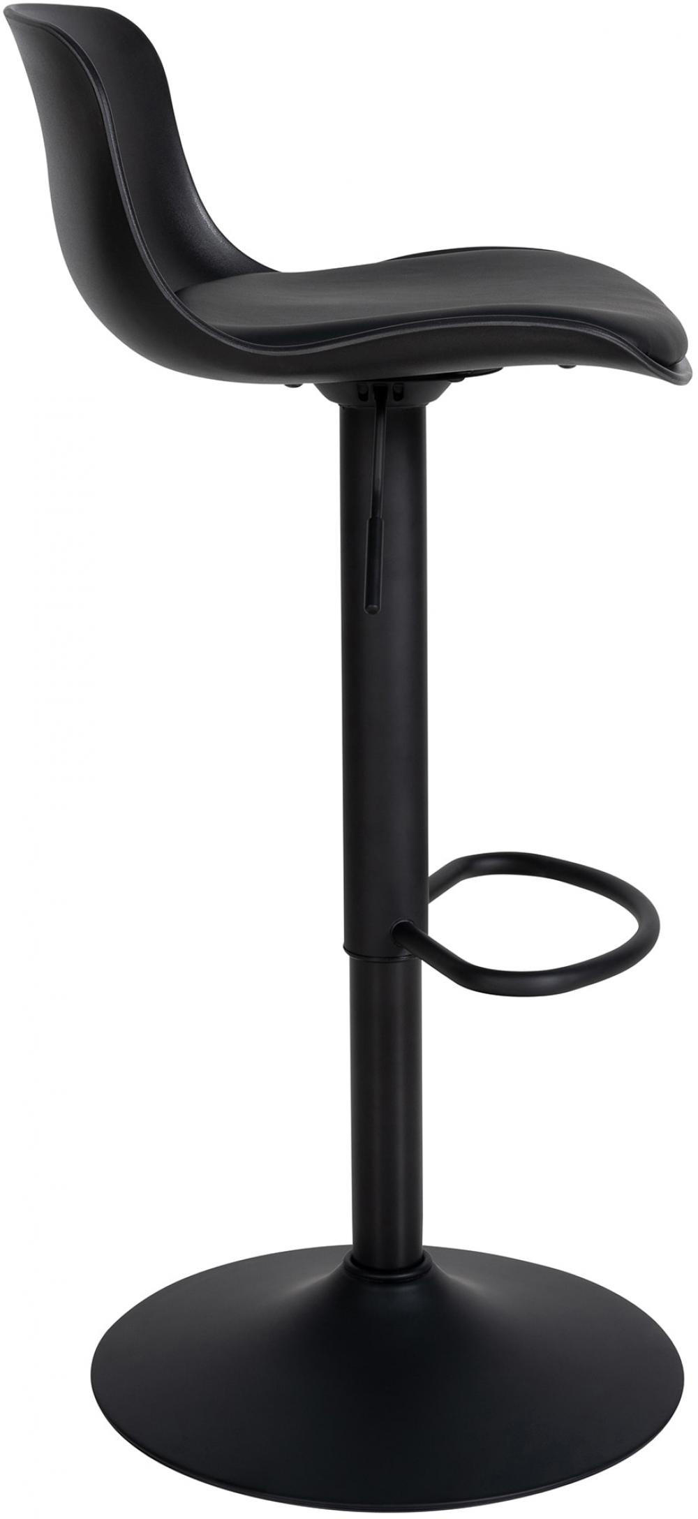 Thumbnail - CLP Barhocker, Schwarz, Textil, 43.5x75x46 cm, Esszimmer, Barmöbel, Barhocker