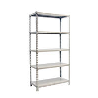 SCHWERLASTREGAL Metal Shark HxBxT 180 x 90 x 50 cm Fachlast 180 kg Grau-Verzinkt - Grau, Metall (90/180/50cm) - PROREGAL
