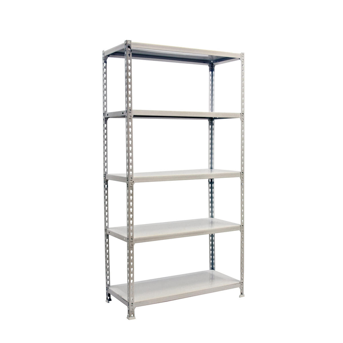 SCHWERLASTREGAL Metal Shark HxBxT 180 x 90 x 50 cm Fachlast 180 kg Grau-Verzinkt - Grau, Metall (90/180/50cm) - PROREGAL