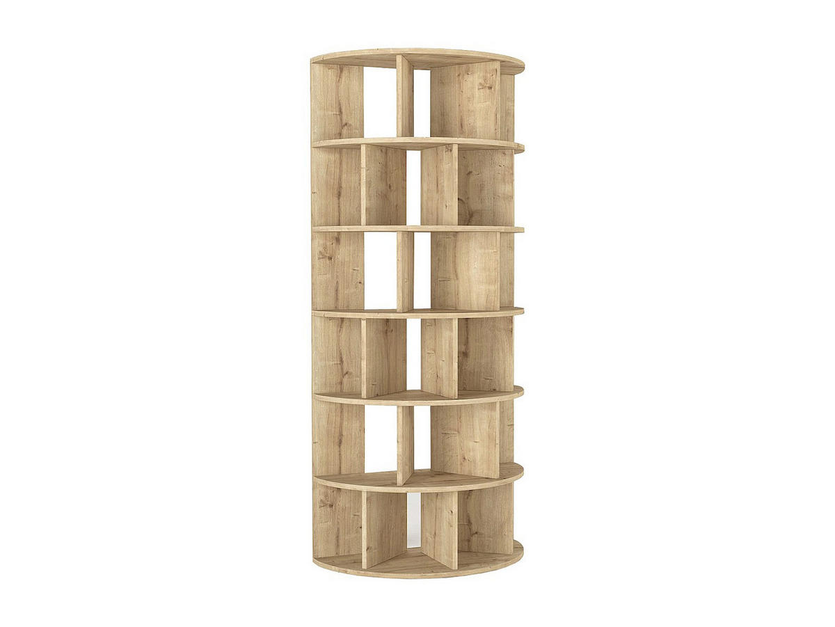 BÜCHERREGAL - 80 cm x 40 cm - holz - naturfarben hell Lareya - Naturfarben, Holz (80/180/40cm) - Vente-Unique