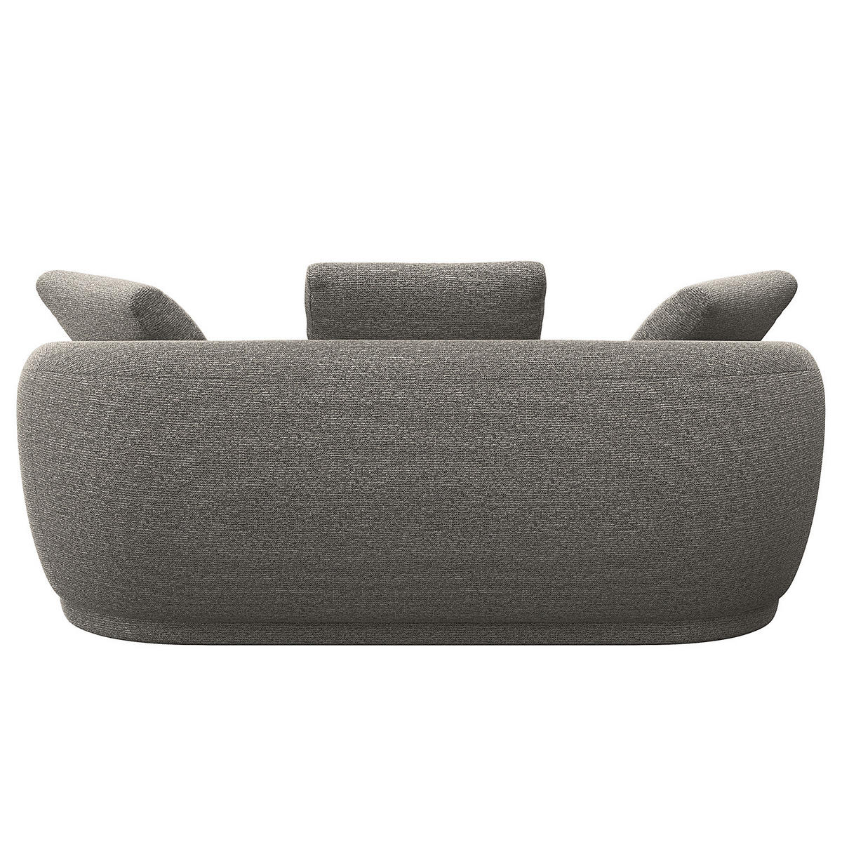 2,5-SITZER SOFA - Grau, Textil (186/74/102cm) - home24