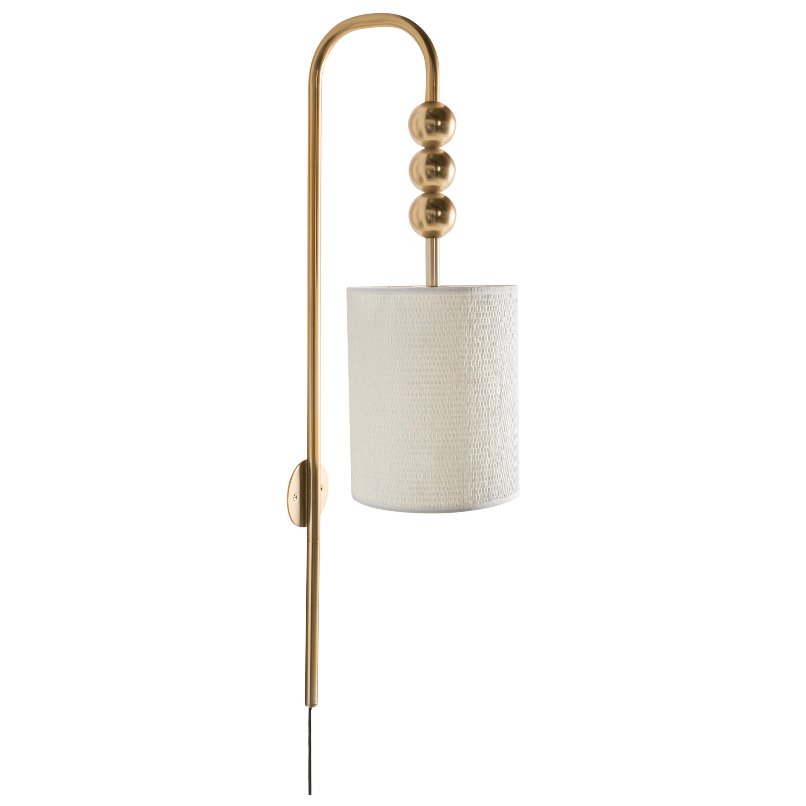 Beliani NÁSTĚNNÁ LAMPA Mosaz Loky