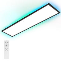 LED závěsné světlo Clausthal III 30/120/6 cm - černá, kov (30/120/6cm) - Nettlife