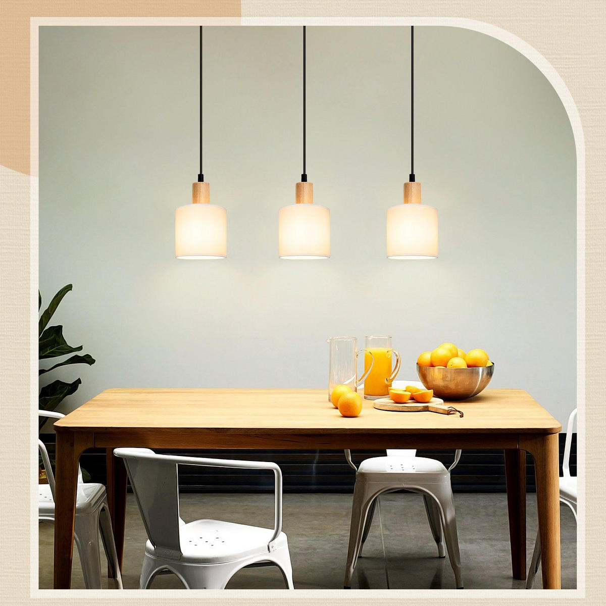 PENDELLEUCHTE Cordelia 47/2.5/173 cm - Weiß, Metall (47/2.5/173cm) - ZMH