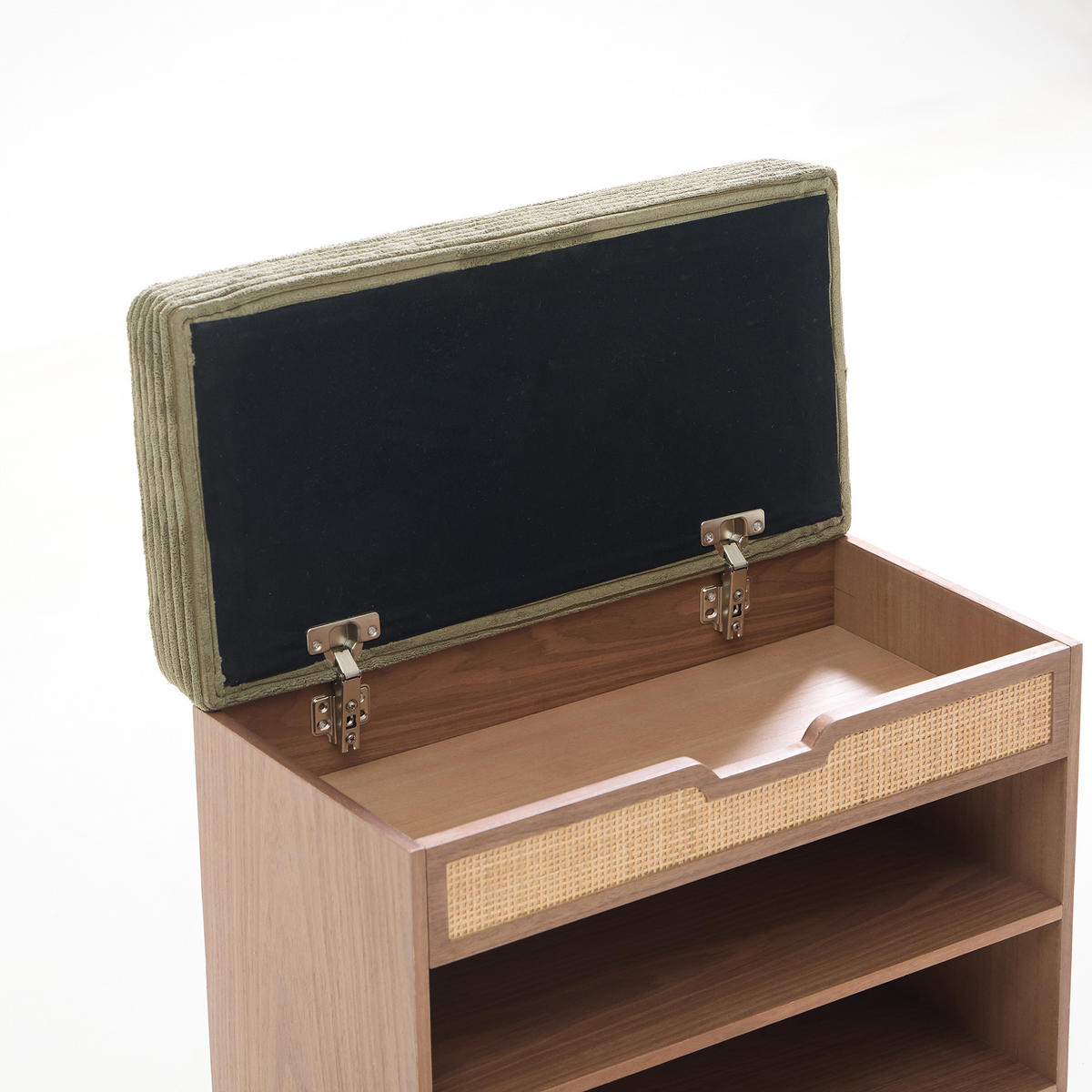 SCHUHSCHRANK Holz Grün - Grün, Holz (60/44/30cm) - Nordlys