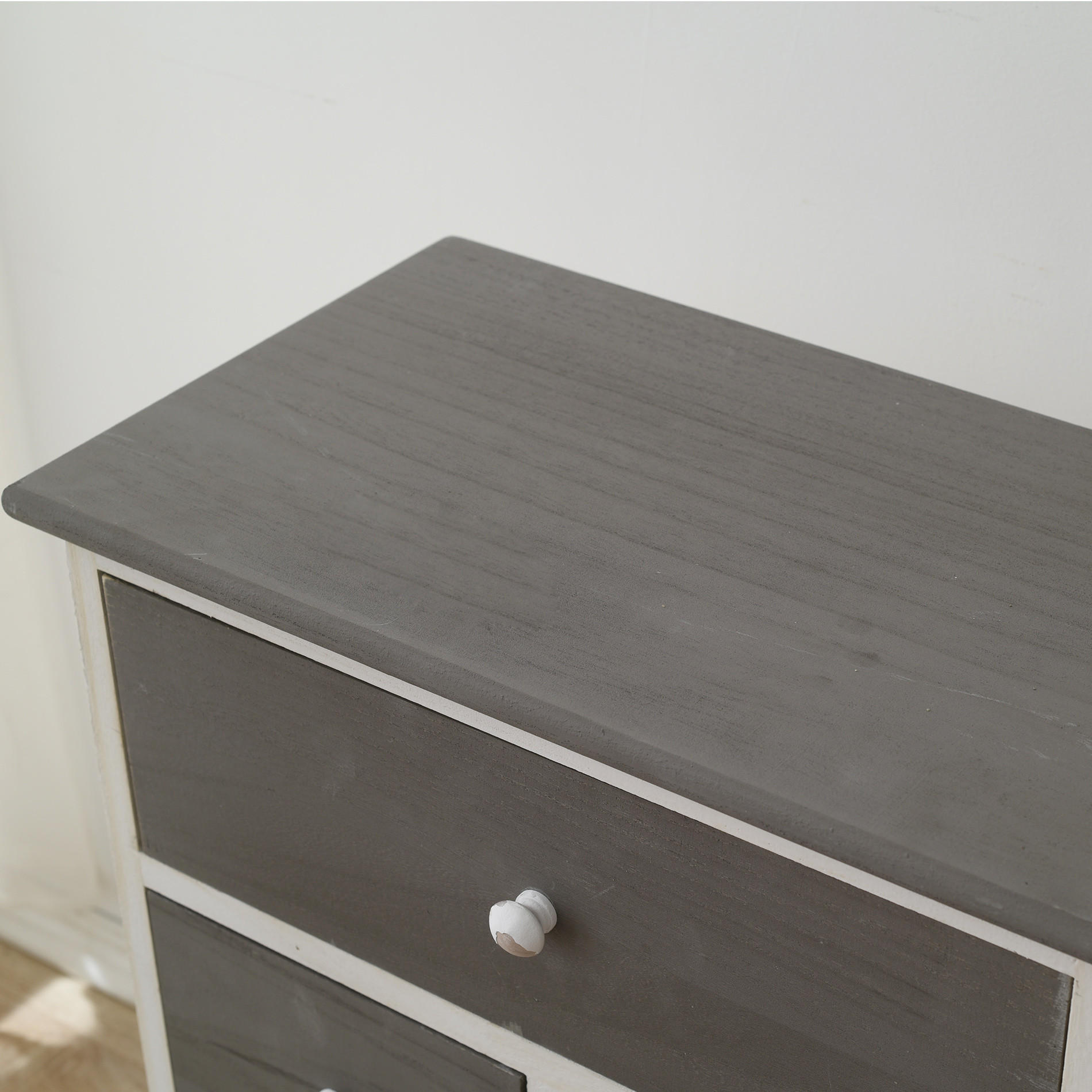 KOMMODE Weiß 30/47/72 cm - Weiß, Holz (30/72/47cm) - Mobili Rebecca