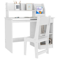 SCHREIBTISCH-SET DE-17508 Weiß - Weiß, Holzwerkstoff (90/90/45cm) - ComfortXL