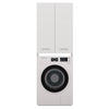 BADEZIMMERSCHRANK ÜBER WASCHMASCHINE POLA DD WEISS - Weiß, Holzwerkstoff (64/180/30cm) - CDF