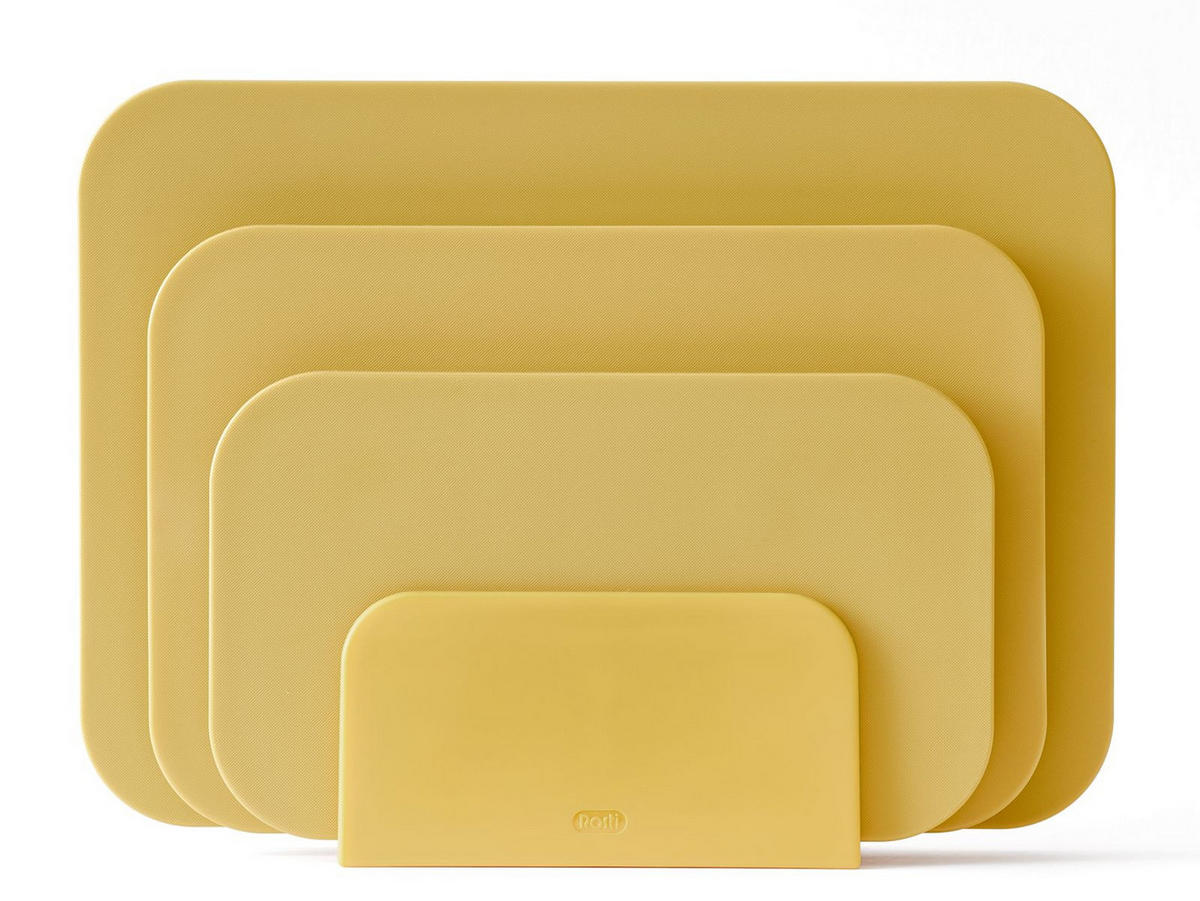 SCHNEIDEBRETTER-SET Choptima curry - Gelb, Kunststoff (35/26cm) - Rosti
