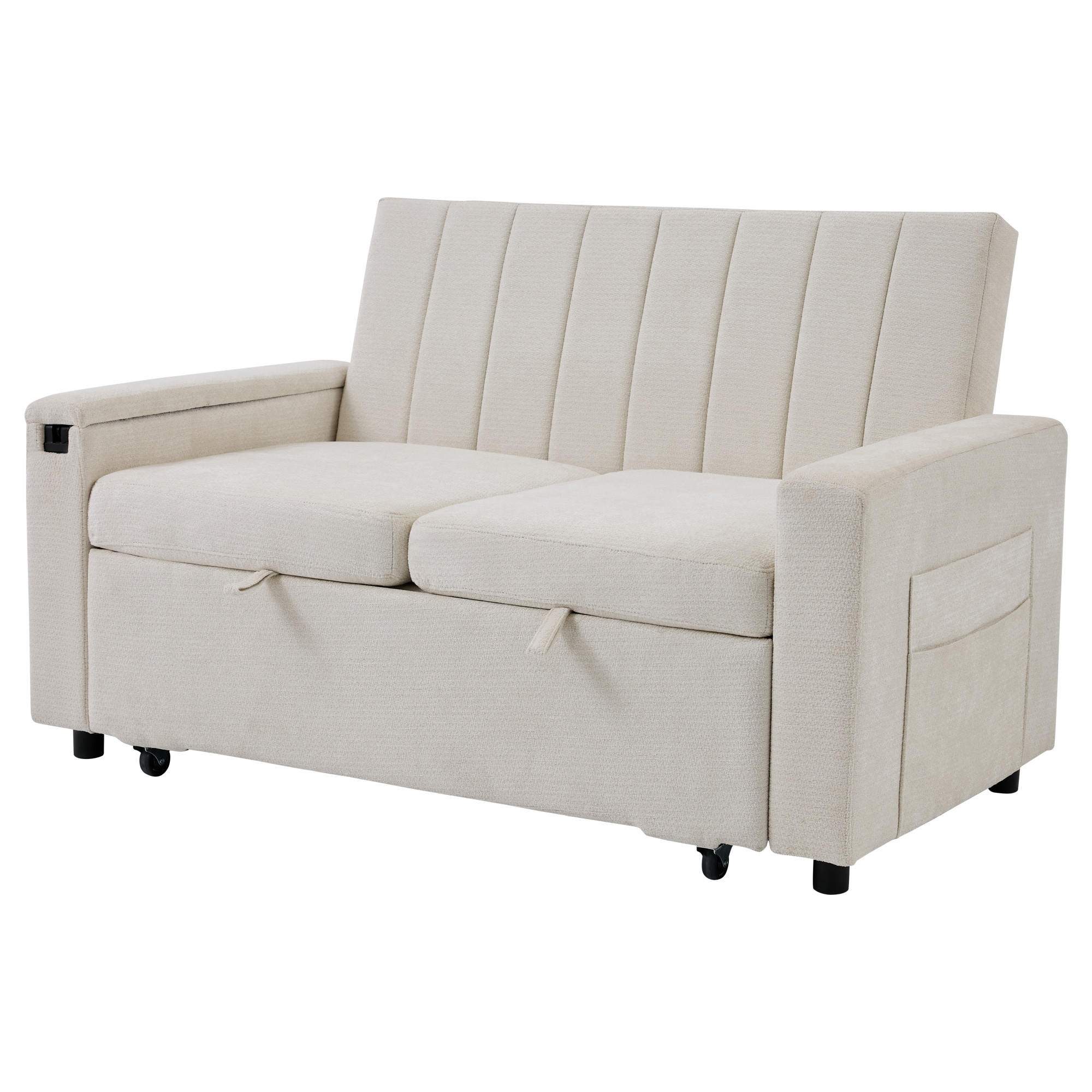 Oxeza Schlafsofa Beige 140x84x84.5 cm