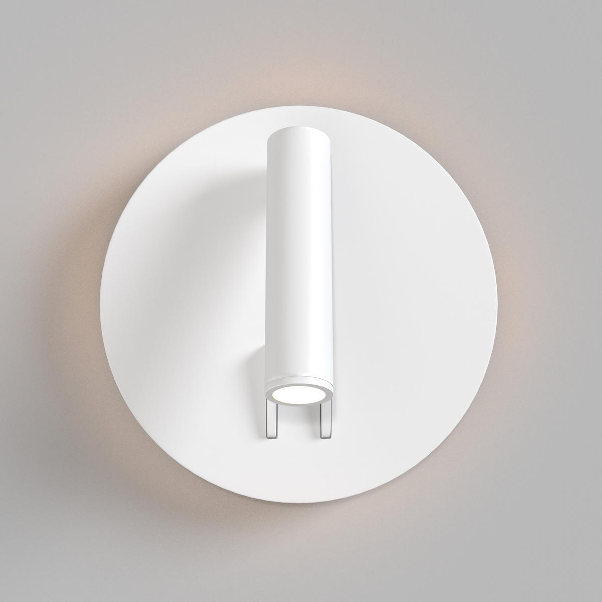 WANDLEUCHTE Ios 176 - Weiß - 14/6.5/14 cm - Weiß, Kunststoff (6.5/14/14cm) - Maytoni