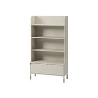 KINDERREGAL Harmony 1S HR02 - Kaschmir/Trüffeleichefarben, Holzwerkstoff/Kunststoff (89/159/40cm) - MIRJAN24