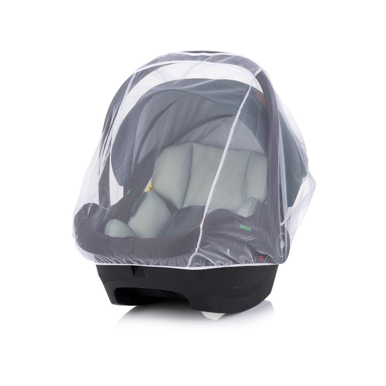 BABYSCHALEN-REGENSCHUTZ Babyschalen-Moskitonetz MKKSTK025 weiß Polyester, ab Geburt, leicht zu reinigen, für unterwegs, kompakt - Weiß, Textil (24/4/21cm) - Chipolino