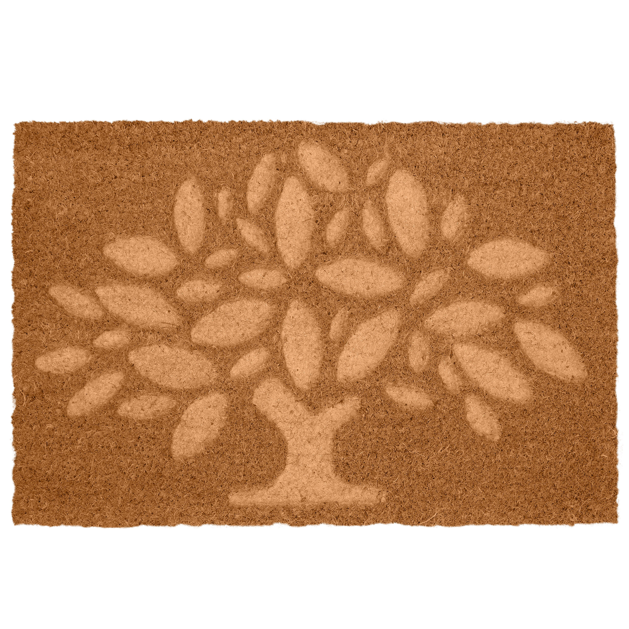 ROHOŽKA přírodní kokos protiskluzová 60x40 cm - světle hnědá, textil/plast (60/40cm) - Relaxdays
