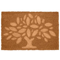 ROHOŽ - svetlohnedá, textil/plast (60/40cm) - Relaxdays