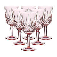 COCKTAIL- / WEINGLÄSER Noblesse Colors Rosé 355 ml 6er Set - Rosa, Glas (0.355L) - Nachtmann