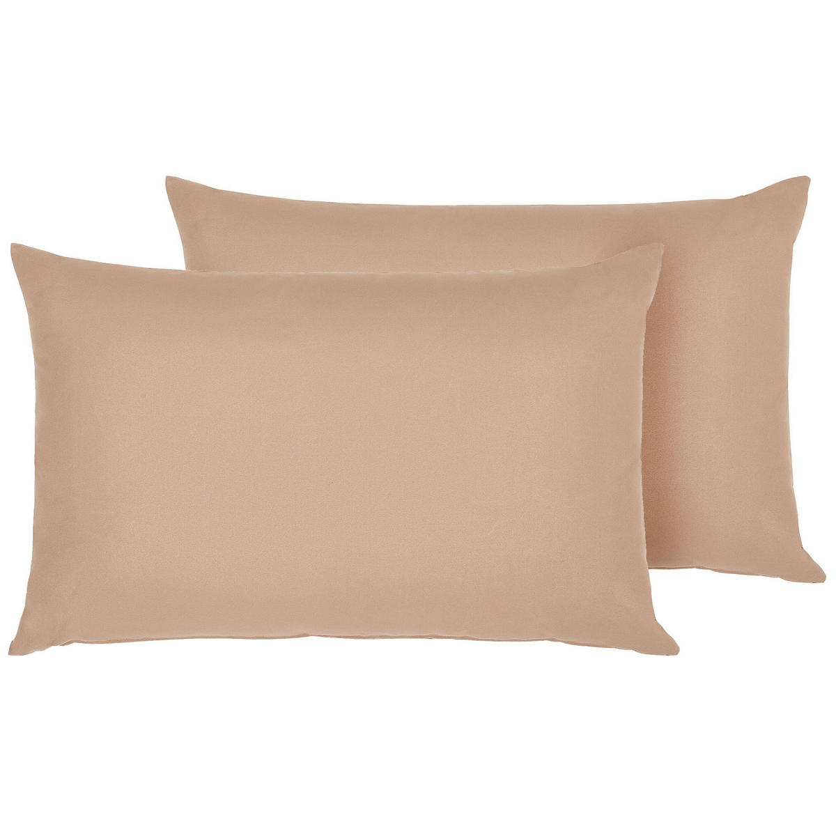 GARTENKISSEN 2er-Set sandbeige 50/70 cm Almyros - Beige, Textil (50/70cm) - Beliani